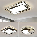 GobekUsa Geometry LED Ceiling Light: Modern Nordic Light Luxury for Living Room Decor