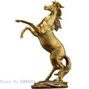 GobekUsa Golden Horse Animal Sculpture for Home Decor and Office Desk crafted Figurine