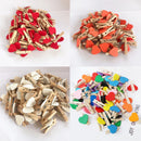 GobekUsa 50-Pack Romantic Heart Shape Wood Clips for Home Décor and Parties