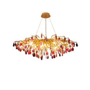 GobekUsa Agate Designer LED Chandelier for Dining & Foyer Room