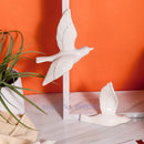 GobekUsa Golden Bird Wall Hanging Modern Decor Pigeon Accessory