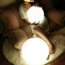 GobekUsa Glowing Ball LED Floor Lamp with Remote Control for Bedroom and Living Room