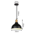 GobekUsa Industrial Iron Pendant Lights for Home and Retail Spaces