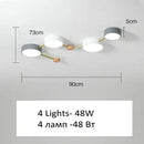 GobekUsa LED Wood Ceiling Chandelier for Living Room, Bedroom, Kids Room Decor