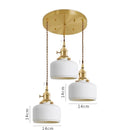 GobekUsa Ceramic LED Pendant Lights | Copper Modern Hanglamp for Home Indoor Lighting