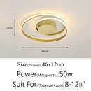 GobekUsa LED Chandelier: Modern Surface Mounted Lights for Living Room, Bedroom, Study Room