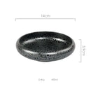 GobekUsa Ceramic Kimchi Plate - 6inch Round Dish - Solid Glaze
