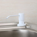 GobekUsa ABS White Soap Dispenser for Kitchen Bathroom Sink, Shampoo, Shower, Lotion - New Liquid