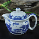 GobekUsa Dragon Teapot Tea Set, Porcelain Kung Fu Teaware for Puer Oolong Ceremony