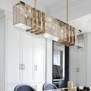 GobekUsa Crystal Chandelier: Elegant Nordic Hanging Lamp for Interior Decoration