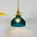 GobekUsa Glass Hanging Lamp with Switch: Modern Nordic Copper Pendant Light Fixtures