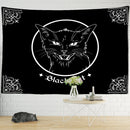 GobekUsa Black Cat Psychedelic Tapestry Wall Hanging for Home Decor