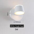 GobekUsa Adjustable LED Wall Lamp Bedside Sconce Modern Hotel Wall Lights