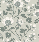 Hedgerow Bloom Wallpaper - Botanical Elegance