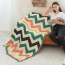 GobekUsa Knitted Nordic Plaid Blanket - Cozy Home Decor and Sofa Cover