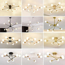 GobekUsa LED Metal Chandeliers for Living Room - Stylish Ceiling Light for Home Decor