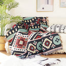 GobekUsa Knitted Nordic Plaid Blanket - Cozy Home Decor and Sofa Cover