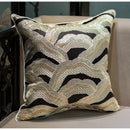 GobekUsa Chinoiserie Golden Embroidered Luxury Cushion Cover - Highly Unique, Patio to Hotel Quality