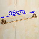 GobekUsa Brass Single Towel Bar in Antique Finish for Stylish Bathroom Décor