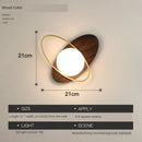 GobekUsa Glass Ball LED Wall Lamp for Modern Nordic Lighting in Living Bedroom