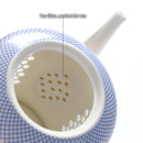 GobekUsa Blue White Porcelain Tea Pot 660ml - Traditional Chinese Kung Fu Teaware