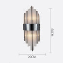 GobekUsa Crystal Wall Lamp for Modern Light Luxury Living Room, Bedroom, and Dining Area