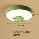 GobekUsa Kids Cartoon Acrylic Ceiling Light with Remote Control LED Girl Children's Room Lighting