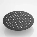 GobekUsa Black 8-inch Stainless Steel Round Rain Shower Head for Bathroom