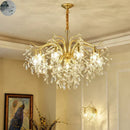 GobekUsa Crystal LED Chandelier: Luxury Indoor Lighting for Home, Kitchen, Living Room