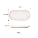 GobekUsa Ceramic White Glaze Dinnerware Set