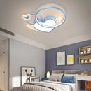 GobekUsa Heart Shape LED Ceiling Light for Girls Room, Bedroom, or Children's Room