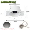 GobekUsa Adjustable Recessed LED Ceiling Downlight for GU10/MR16/MR11 Bulbs