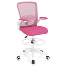 Height Adjustable Drafting Chair with Flip Up Arms by LJGDeals