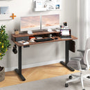 55 Inch x 24 Inch Height Adjustable Electric Standing Desk with 2 Drawers by LJGDeals