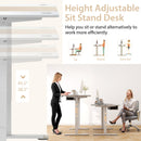 Height Adjustable Electric Standing Desk with USB Charging Port