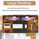 Height Adjustable Electric Standing Desk with USB Charging Port