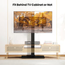 Height Adjustable Floor TV Stand with AV Shelf for 32-70 Inch TVs by LJGDeals