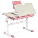 Height-Adjustable Kids Desk with Tilt Desktop and Book Stand by LJGDeals
