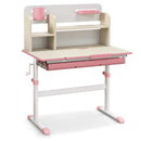 Height Adjustable Kids Study Desk with Tilt Desktop for 3-12 Years Old by LJGDeals