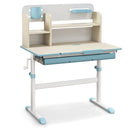 Height Adjustable Kids Study Desk with Tilt Desktop for 3-12 Years Old by LJGDeals