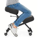 Height Adjustable Kneeling Chair Posture Correction Stool by LJGDeals