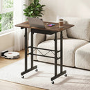 Height Adjustable Standing Desk with Wheels & Drawer by LJGDeals