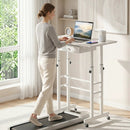 Height Adjustable Standing Desk with Wheels & Drawer by DirectDeals