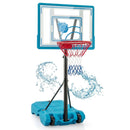 3.8-4.4 Feet Height Adjustable Pool Basketball Hoop for Kids Teens and Adults-Blue by LJGDeals
