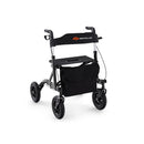 Height Adjustable Rollator Walker Foldable Rolling Walker with Seat for Seniors by LJGDeals