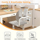 Height-adjustable Kid's Study Chair with Double Back Support and Breathable Seat for 3+ Years Old by LJGDeals