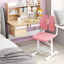 Height-adjustable Kid's Study Chair with Double Back Support and Breathable Seat for 3+ Years Old by LJGDeals