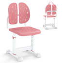 Height-adjustable Kid's Study Chair with Double Back Support and Breathable Seat for 3+ Years Old by LJGDeals