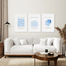 Light Blue Henri Matisse Exhibition Art Set by Wall Art Set