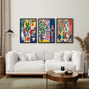 Modern Colorful Floral Matisse Wall Art Set by Wall Art Set